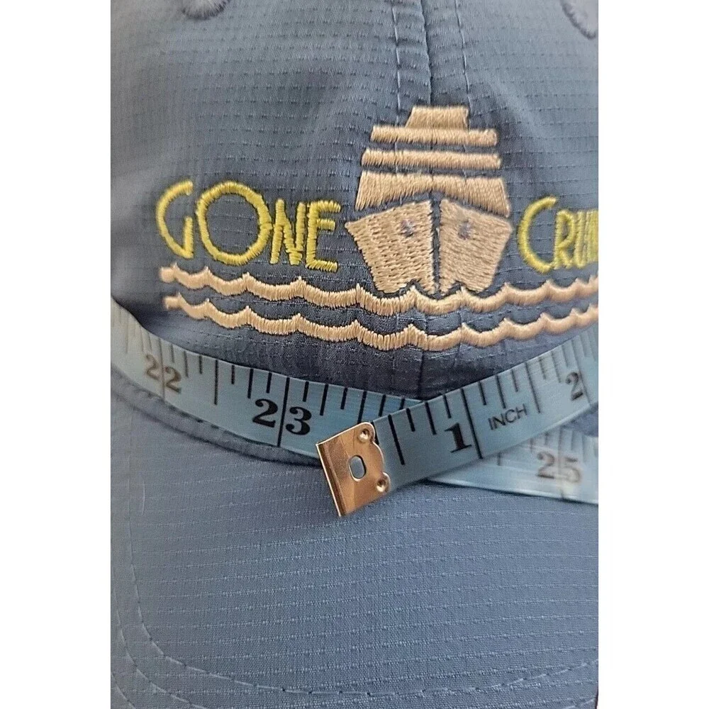 Disney Gone Cruisin' 2019 6 Panel Hat - Blue - Embroidery - Ahead Mid Fit Womens